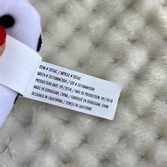 Moosh Moosh Clipz Dozer Dalmatian Plush Keychain Stuffed Animal - Picture 5 of 15